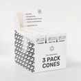 Load image into Gallery viewer, 30 count 3-Pack Cones POS Display Pack (Day) by Jane West | Buddy Brandz
