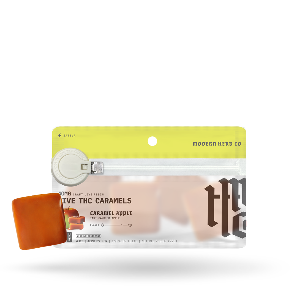 Live THCa Caramel: Caramel Apple (Sativa), 4ct
