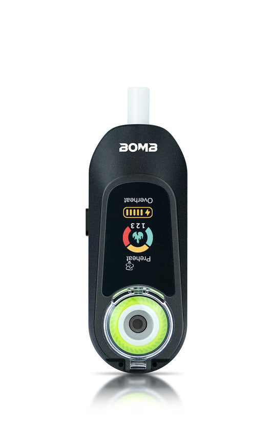 Bomb × VapX Magic Bean Mobile Vaporizer- Onyx Black by BOMB | Buddy Brandz | Buddy Brandz