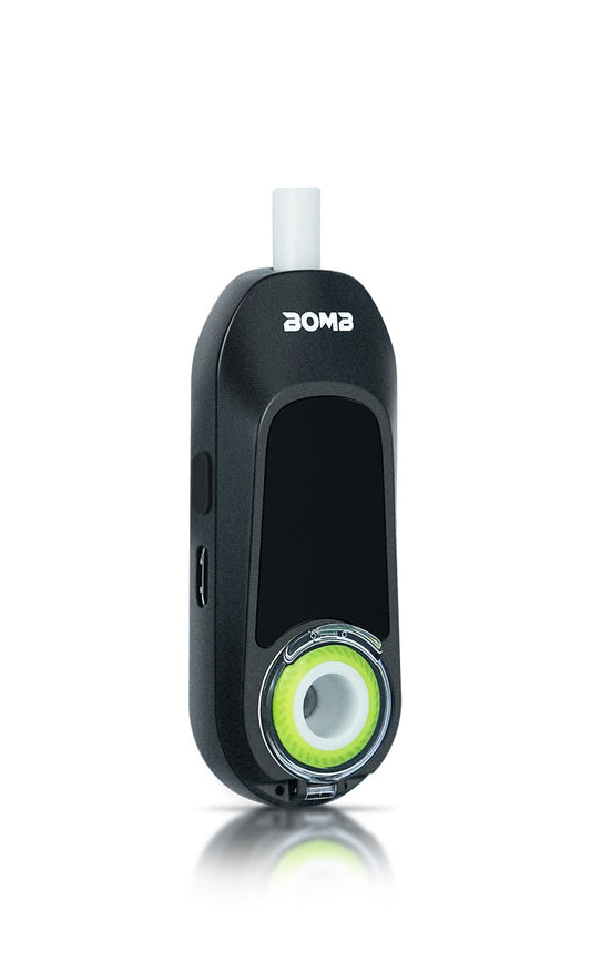 Bomb × VapX Magic Bean Mobile Vaporizer- Onyx Black by BOMB - view 2 | Buddy Brandz - alternate view | Buddy Brandz