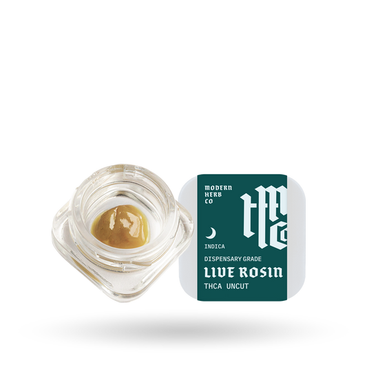 Live THCa Rosin Dab: Papaya Cake (Indica), 1g by Modern Herb Co | Buddy Brandz | Buddy Brandz