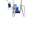 Load image into Gallery viewer, HEMPER Rocket Ship XL Bong by Smoke Drop - view 4 | Buddy Brandz

