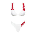 Load image into Gallery viewer, Laser Cut women three piece swimsuit
