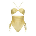 Load image into Gallery viewer, Cute bright yellow one piece swimsuit
