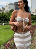 Cargar la imagen en la vista de la galería, Crochet two Piece swimwear cover up
