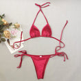 Cargar la imagen en la vista de la galería, 2025 New Shiny Red Sexy two piece swimsuit
