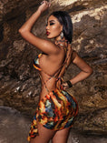 Load image into Gallery viewer, African zest Bandage three piece swimsuit

