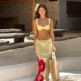 Cargar la imagen en la vista de la galería, Hibiscus rose three piece swimsuit
