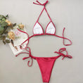 Cargar la imagen en la vista de la galería, 2025 New Shiny Red Sexy two piece swimsuit
