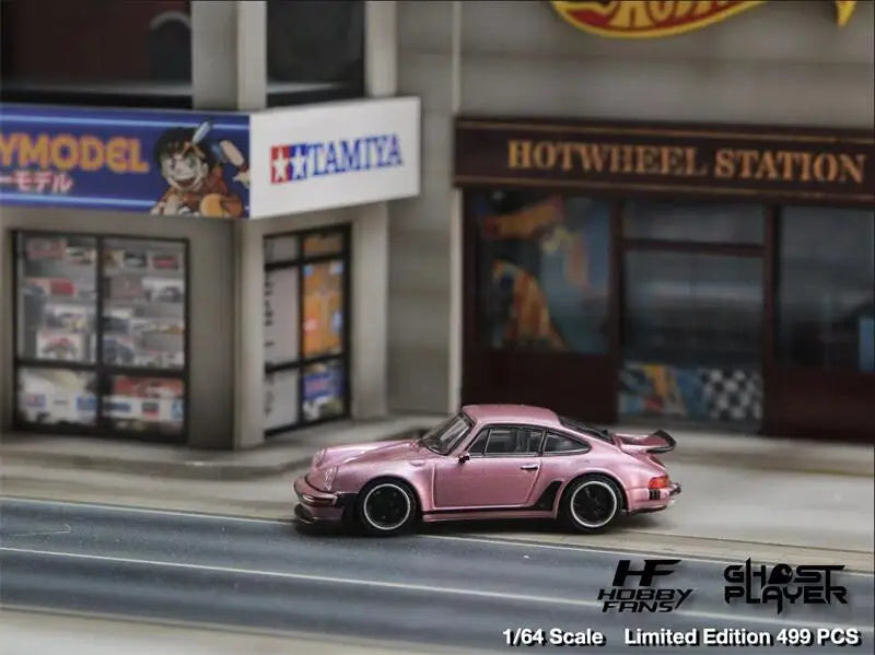 Hobby Fans x Ghost Player 1:64 Singer 930 Turbo Study – Pink Limited Edition by Buddy Brandz - view 5 | Buddy Brandz