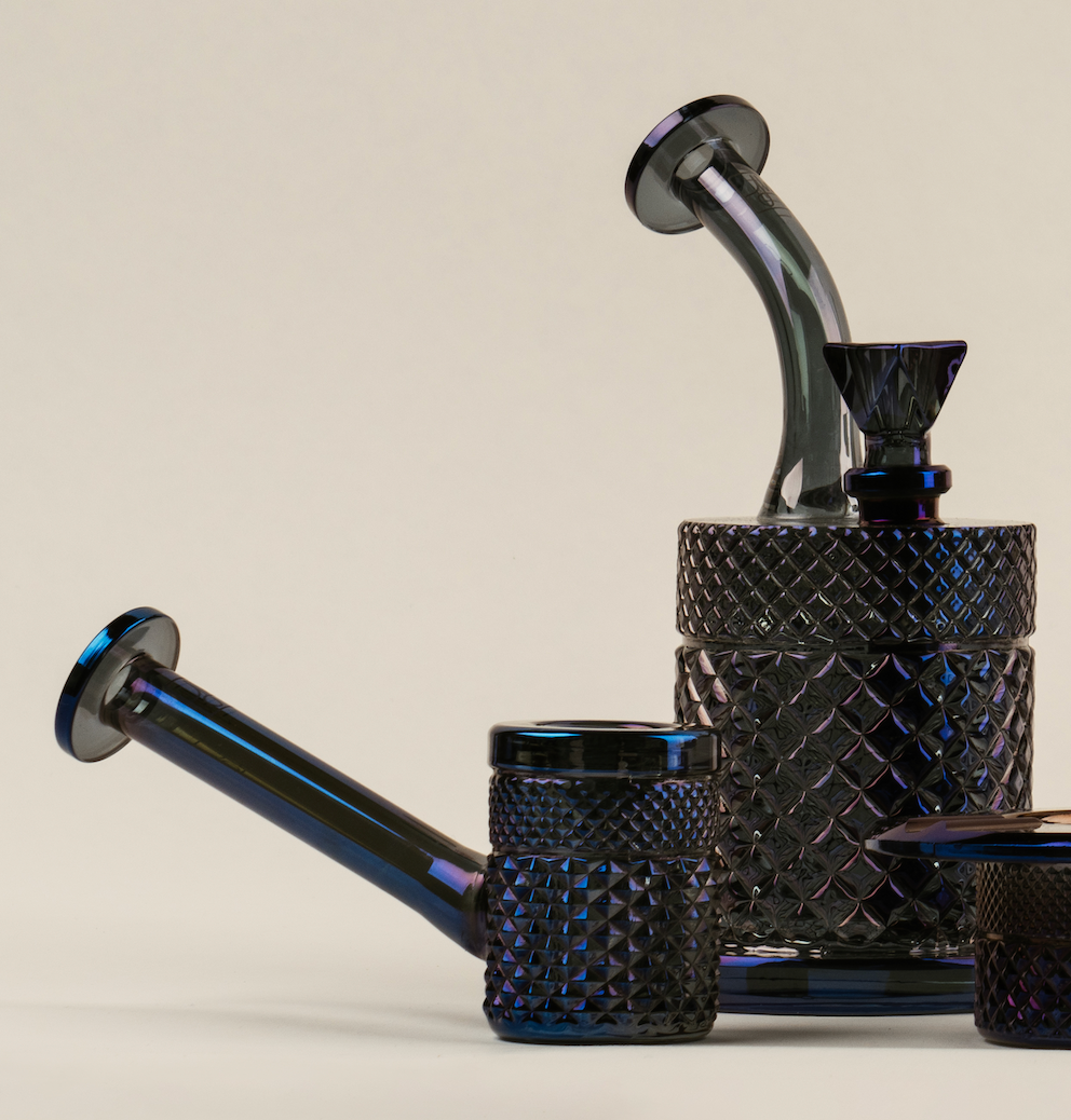 Twenties Collection Water Pipe | Midnight by Jane West - view 4 | Buddy Brandz