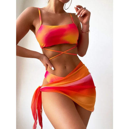 Serena three piece swimsuit | Buddy Brandz