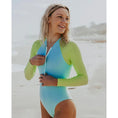 Cargar la imagen en la vista de la galería, Aurie one piece long sleeve swimsuit
