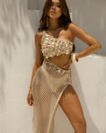Cargar la imagen en la vista de la galería, Meshy shell three piece swimsuit dress
