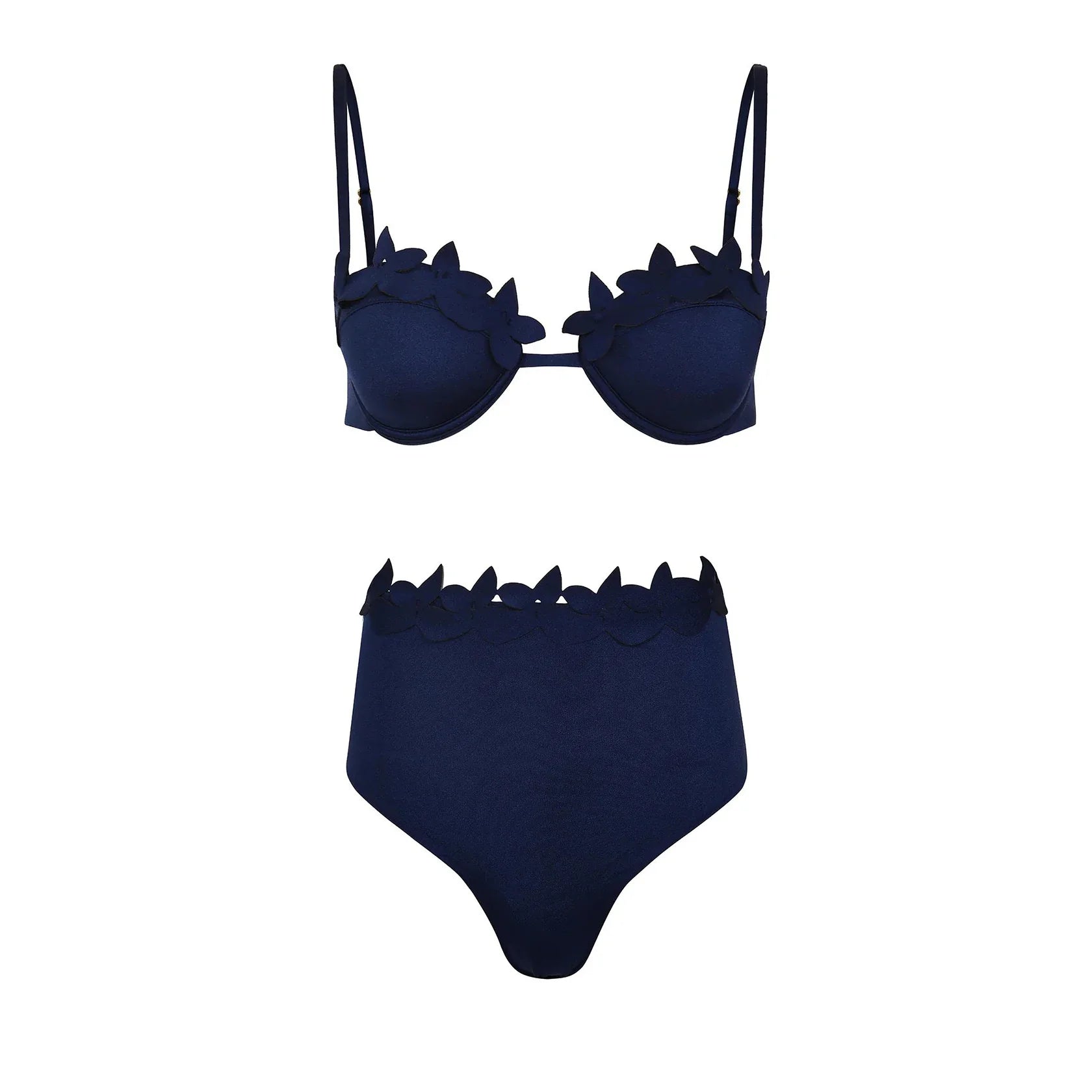 Laser Cut women three piece swimsuit