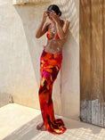 Load image into Gallery viewer, Tropical vibe three Piece swimsuit
