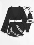 Load image into Gallery viewer, Tibella 4 Piece swimsuit Set
