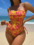 Cargar la imagen en la vista de la galería, Pink Rose one piece swimsuit
