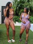 Cargar la imagen en la vista de la galería, Adogirl Summer Beach  Crochet two piece swimsuit
