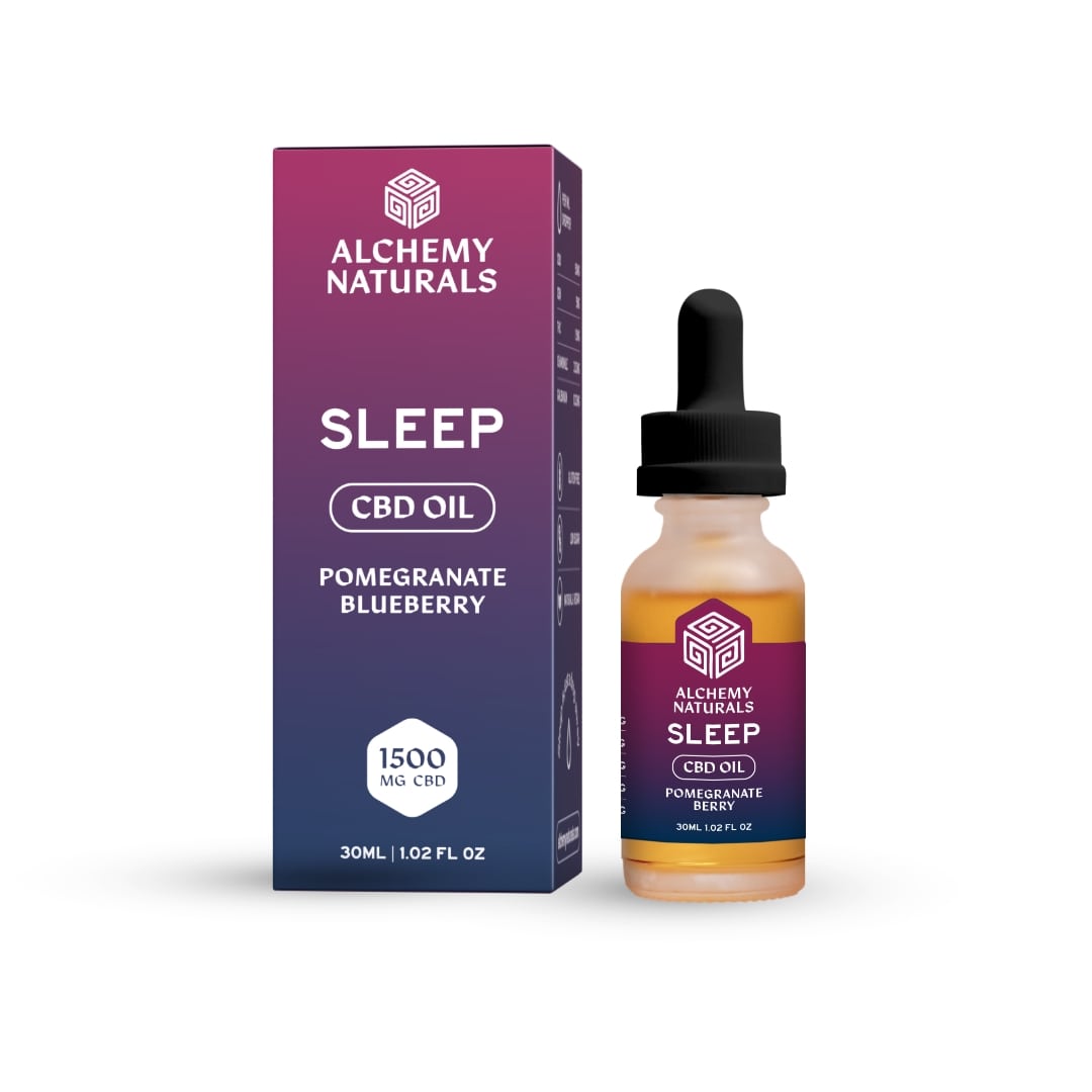 Sleep CBD OIl - 1500mg by Alchemy Naturals | Buddy Brandz