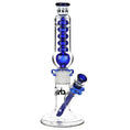 Cargar la imagen en la vista de la galería, Pulsar Chillr Glycerin Straight Tube Glass Water Pipe - 13" / 14mm F / Blue
