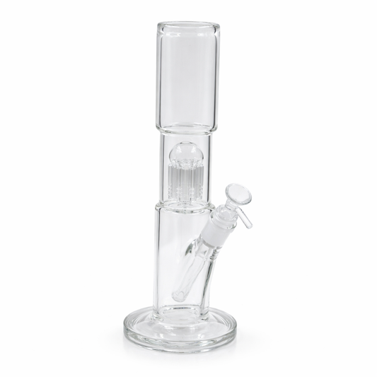 ClearStack 12” Straight Tube Bong | Buddy Brandz
