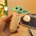 Cargar la imagen en la vista de la galería, Baby Yoda Portable Silicone Hand Pipe
