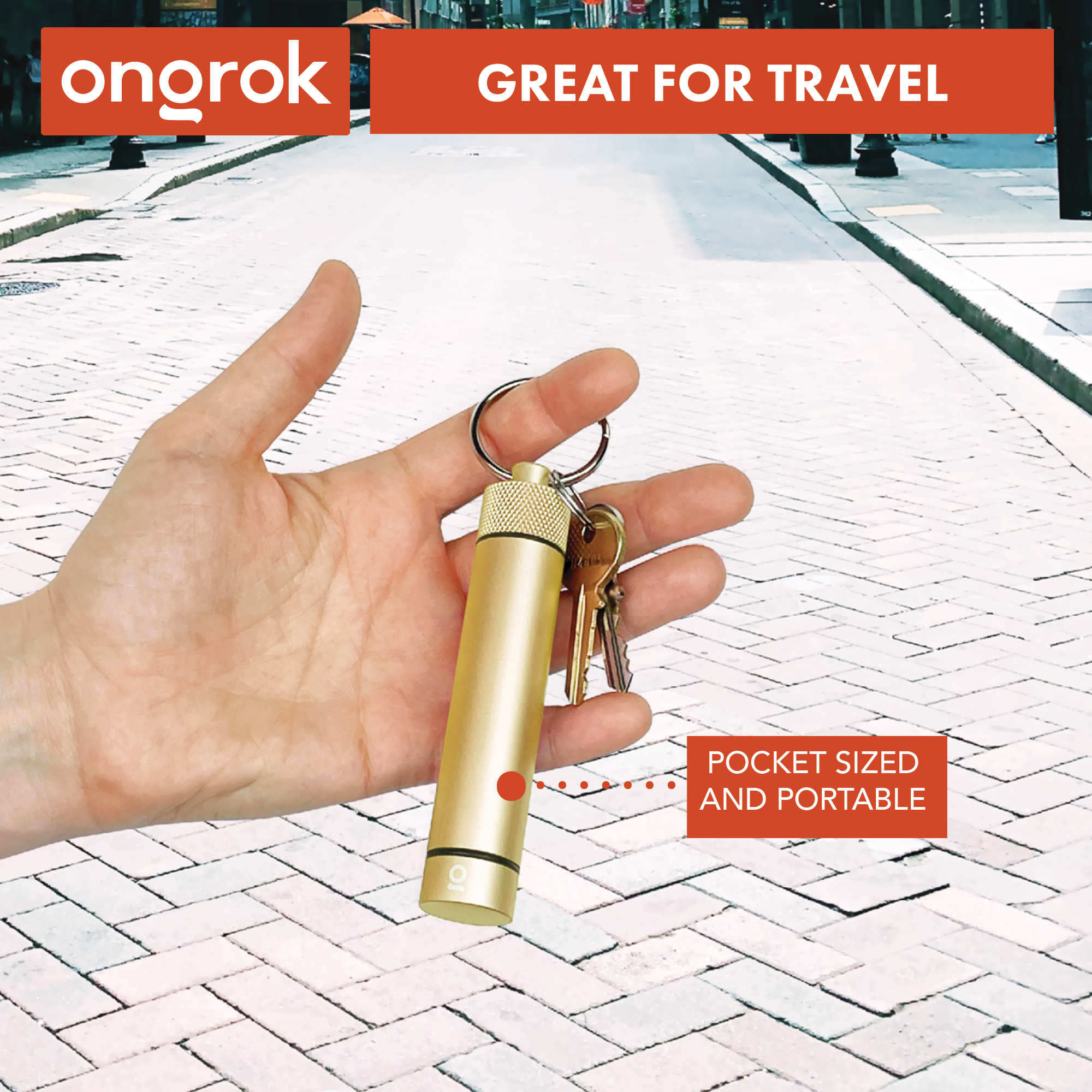 Ongrok Aluminum Storage Keychain by Smoke Drop - view 22 | Buddy Brandz