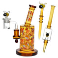 Load image into Gallery viewer, Pulsar Greatest Hits Series Glow Dab Rig Kit / 8" by Smoke Drop - view 2 | Buddy Brandz
