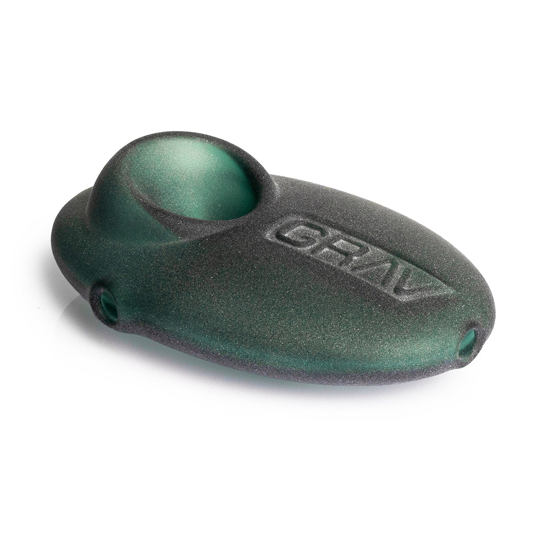 Grav Sandblasted Pebble Spoon Pipe by Smoke Drop - view 5 | Buddy Brandz
