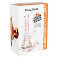 Load image into Gallery viewer, Pulsar Fruit Series Peaches & Cream Herb Pipe Glow Duo - 10" / 14mm F by Smoke Drop - view 7 | Buddy Brandz
