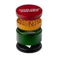 Cargar la imagen en la vista de la galería, Santa Cruz Shredder Large 4-Piece Grinder by Smoke Drop - view 2 | Buddy Brandz
