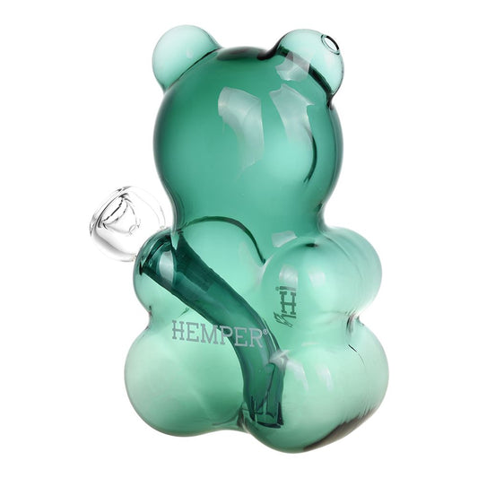 Hemper Gummy Bear Glass Water Pipe - 6.5" / 14mm F by Smoke Drop - view 2 | Buddy Brandz - alternate view | Buddy Brandz