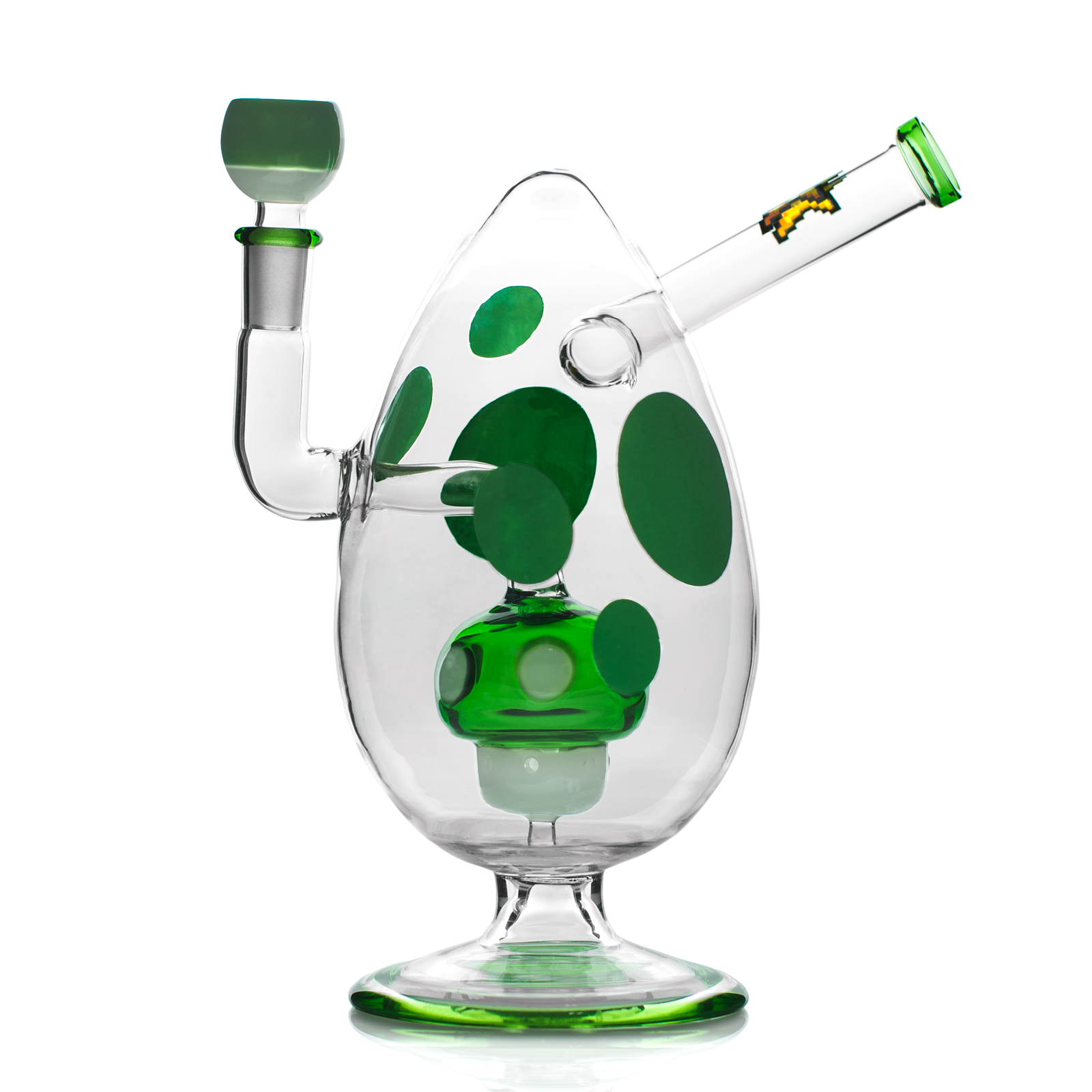 HEMPER - Spotted Egg XL Bong 9" by Smoke Drop - view 2 | Buddy Brandz