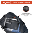 Load image into Gallery viewer, Ongrok Carbon-lined Smell proof Duffle Bag by Smoke Drop - view 3 | Buddy Brandz
