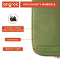 Load image into Gallery viewer, Ongrok Carbon-lined Wallets with Combination Lock V 2.0 | 3" Sizes (Small, Medium, Large) by Smoke Drop - view 37 | Buddy Brandz
