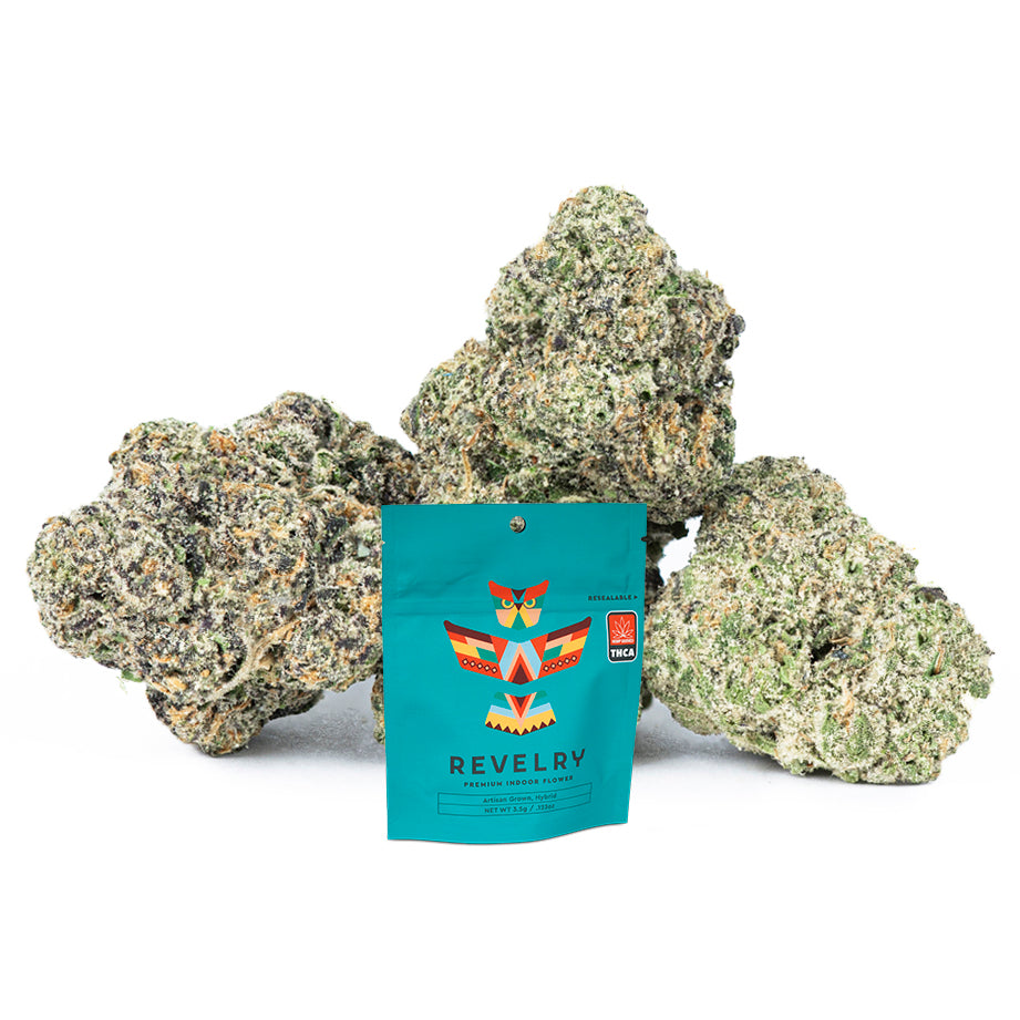 Revelry Pink Guava THCA Flower (AAA Indoor) by Smoke Drop - view 2 | Buddy Brandz