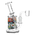 Load image into Gallery viewer, Pulsar Day Drippin' On Planet Shroom Glass Dab Rig by Smoke Drop | Buddy Brandz
