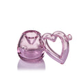 Load image into Gallery viewer, MJ Arsenal Love Handle Glass Pipe by Smoke Drop - view 8 | Buddy Brandz
