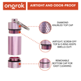 Load image into Gallery viewer, Ongrok Small Storage Keychain by Smoke Drop - view 4 | Buddy Brandz

