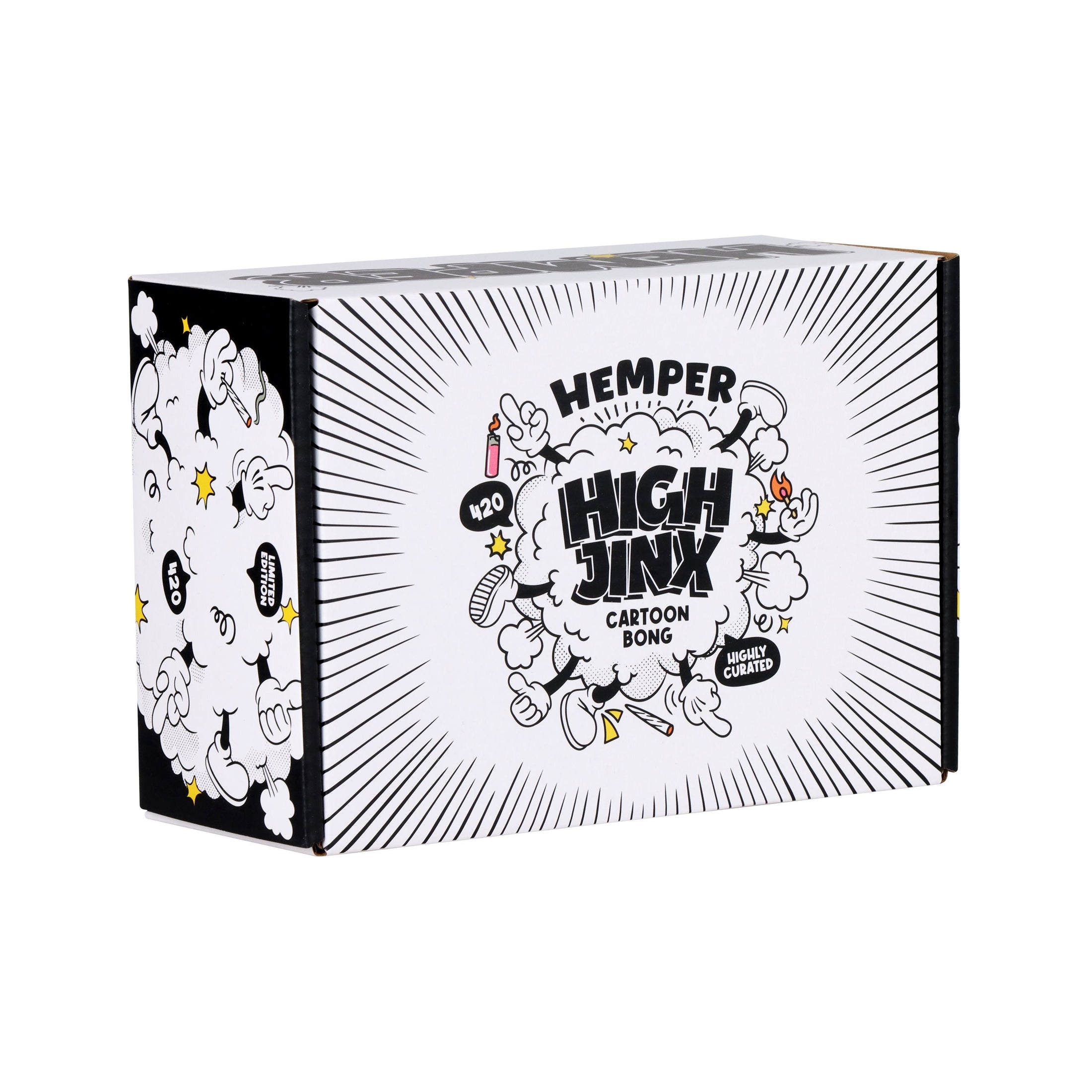 Hemper High Jinx Cartoon Glass Water Pipe by Smoke Drop - view 6 | Buddy Brandz