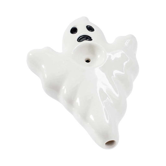GHOST CERAMIC HAND PIPE | Buddy Brandz
