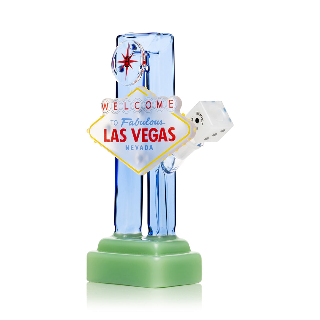 Las Vegas Sign Glass Bong by Smoke Drop - view 2 | Buddy Brandz