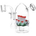 Load image into Gallery viewer, Pulsar Mushroom Mini Glass Dab Rig - 4.75" by Smoke Drop | Buddy Brandz
