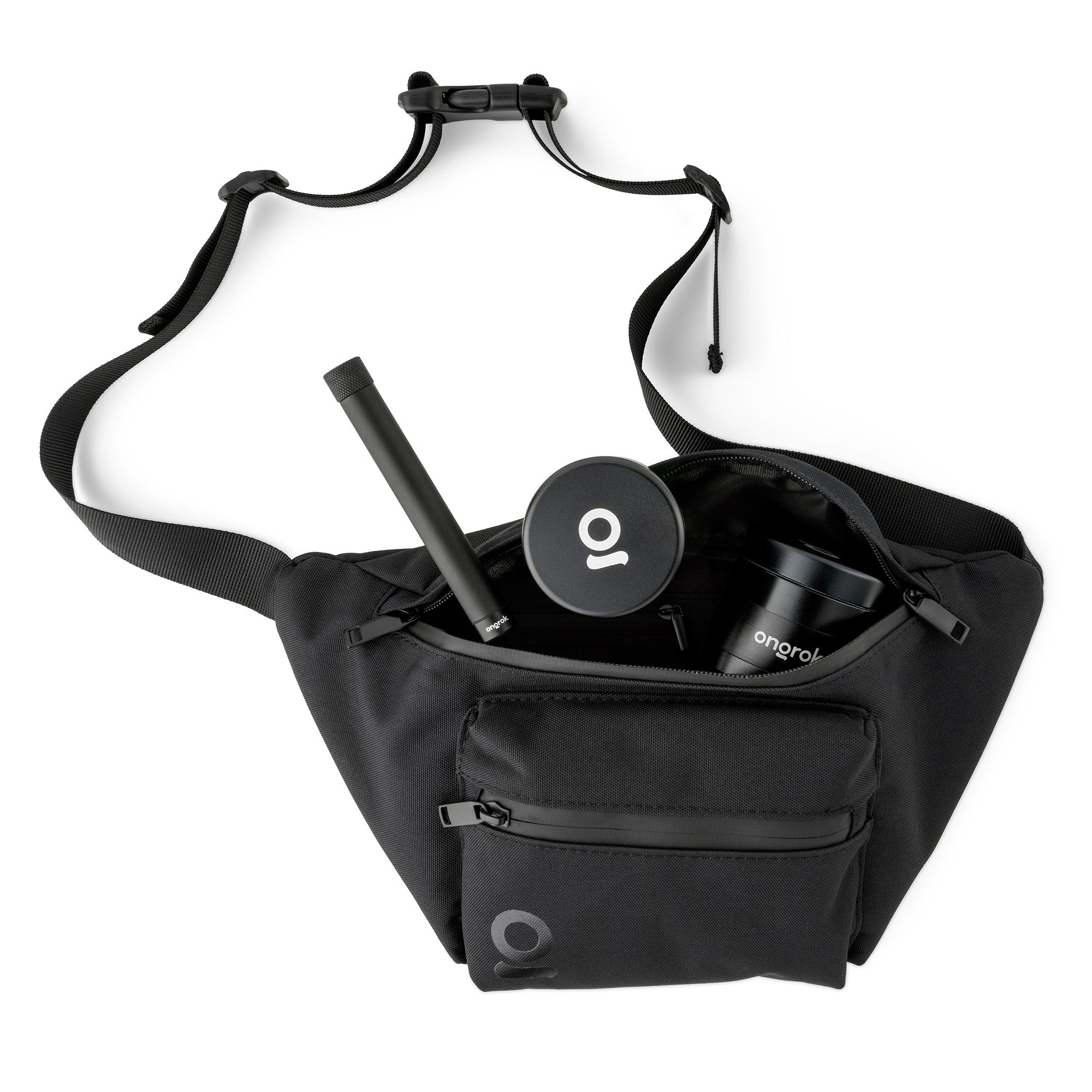 Ongrok Carbon-lined Fanny Pack / Travel Pouch by Smoke Drop - view 2 | Buddy Brandz