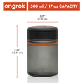 Load image into Gallery viewer, Ongrok 500ml Child Resistant Jars, 2 pack by Smoke Drop - view 3 | Buddy Brandz

