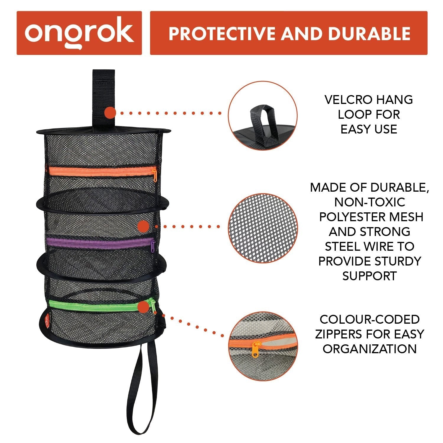 Ongrok Mesh Drying Net by Smoke Drop - view 3 | Buddy Brandz