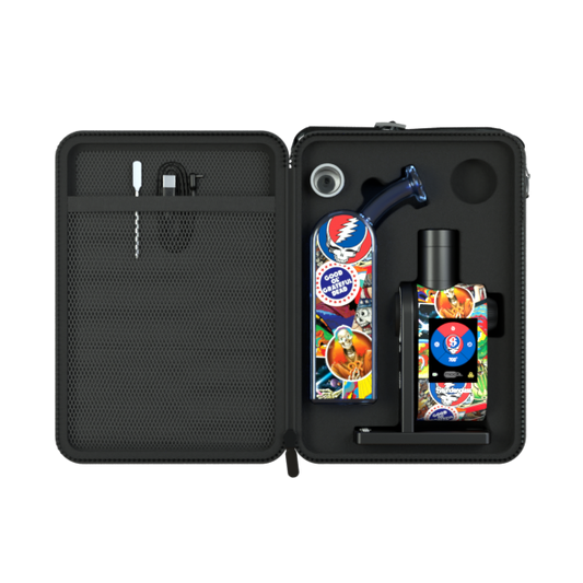 Grateful Dead Modul + Dok Deluxe Travel Set - Legacy Patchwork by Smoke Drop - view 2 | Buddy Brandz - alternate view | Buddy Brandz