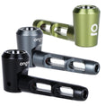 Load image into Gallery viewer, ONGROK Aluminum & Glass Spoon Pipe | 4.25" by Smoke Drop | Buddy Brandz
