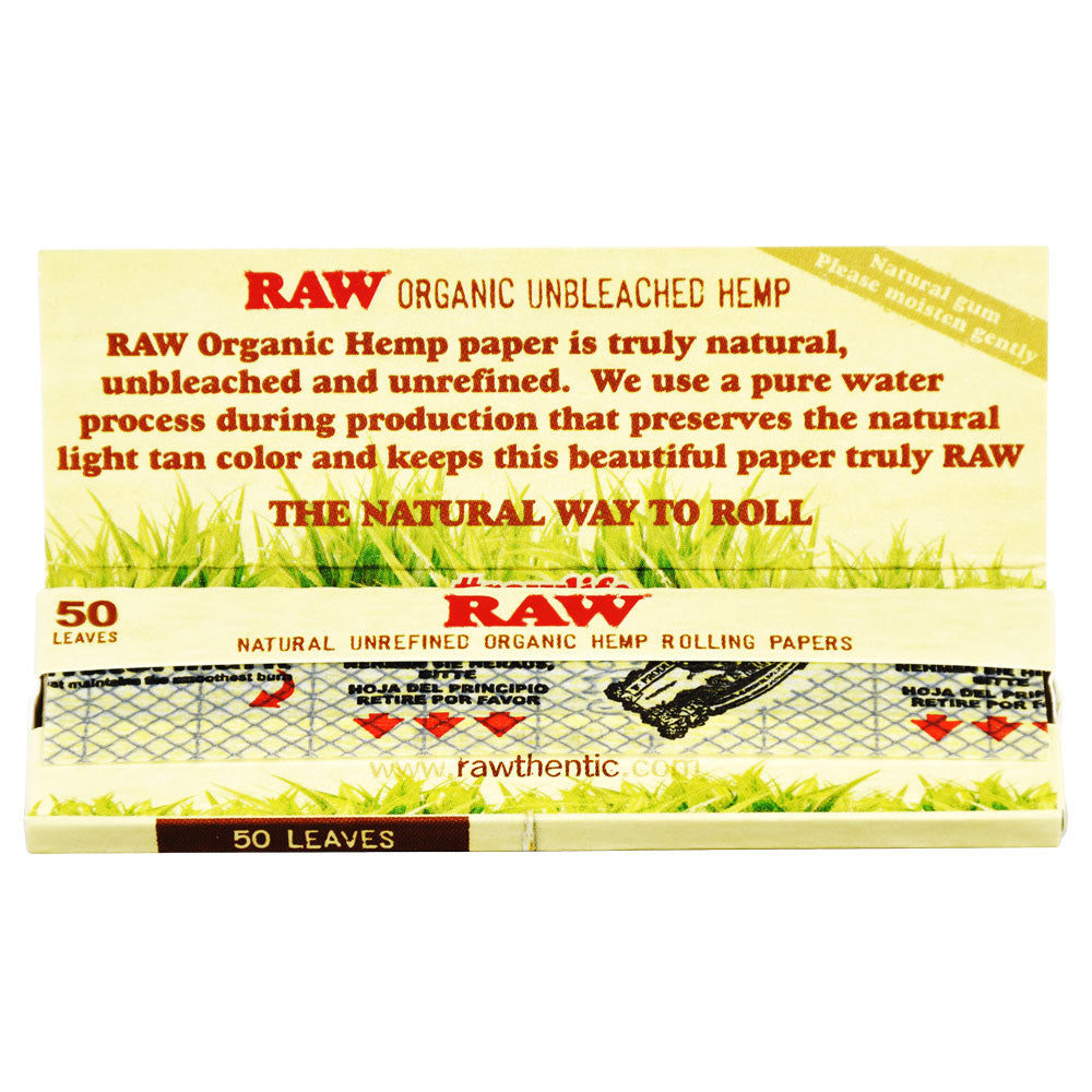Raw Organic Hemp Rolling Papers by Smoke Drop - view 7 | Buddy Brandz